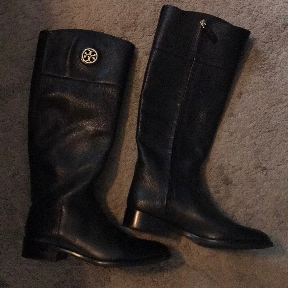 Tory burch leather boots